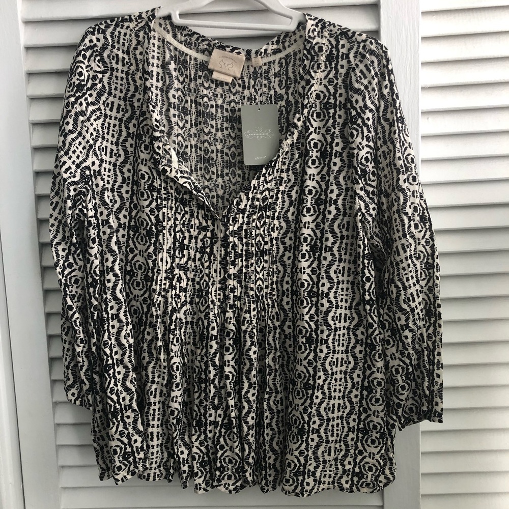 Anthro Vanessa Virginia Mahida Boho Swing Top 4